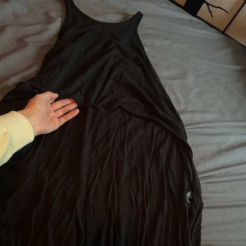 Express Black Sleeveless tank top with long back